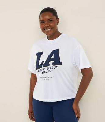 Camiseta Oversized Esportiva LA Curve & Plus Size