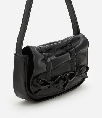 Bolsa Infantil Baguete em PU Liso com Lacinhos - Tam Único