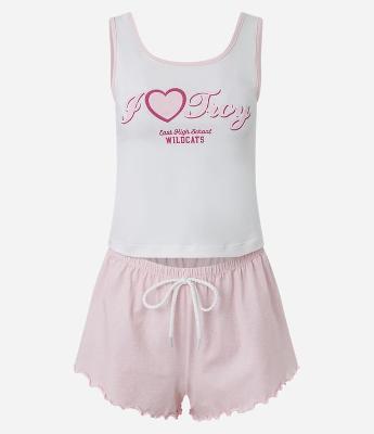 Pijama Short Doll Regata com Estampa High School Musical