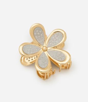 Piranha de Cabelo em Formato de Flor