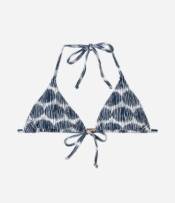 Biquini Top Cortininha em Microfibra Estampado