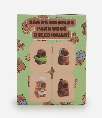 Bicho de Pelúcia Surpresa em Formato de Capivara