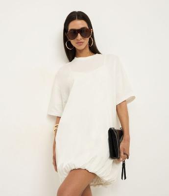 Vestido Estilo Camisetão Balonê