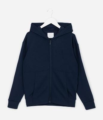 Jaqueta Infantil com Capuz e Zíper - Tam 5 A 14 Anos