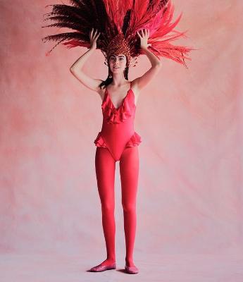 Maiô em Microfibra com Decote e Babados