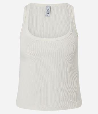 Blusa em Ribana com Decote Quadrado