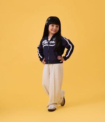 Calça Infantil Wide Leg em Moletom Sem Felpa – Tam 1 a 6 Anos