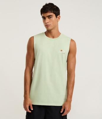 Regata Comfort em Algodão com Estampa Coqueiro