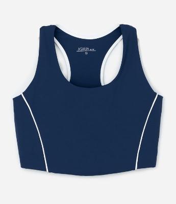 Top Esportivo com Tecnologia Dry e Detalhes Contrastantes Curve & Plus Size