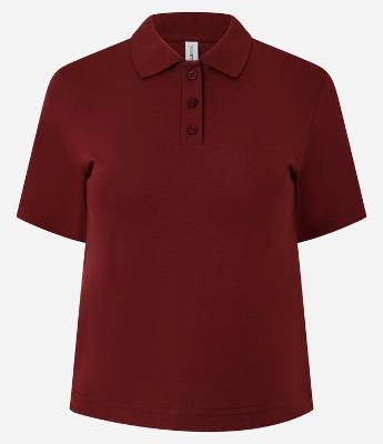 Blusa Polo em Algodão com Manga Curta