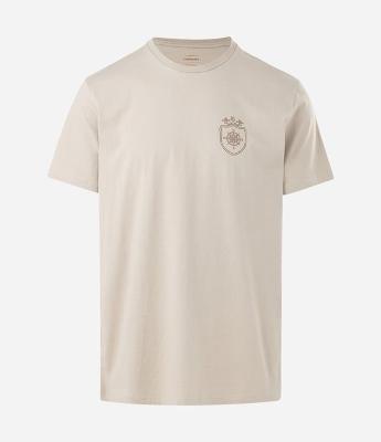 Camiseta Comfort em Algodão com Brasão Rosa dos Ventos