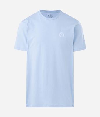 Camiseta Comfort em Algodão com Selo Náutico Âncora