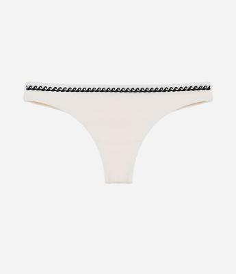 Biquíni Calcinha com Bordado de Ondas