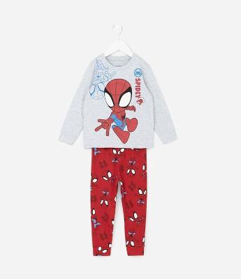 Pijama Infantil Longo com Estampa Spidey Man – Tam 2 A 8 Anos