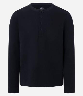 Camiseta Muscle em Algodão com Textura e Botões Frontais