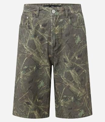 Bermuda Baggy em Sarja Camuflada