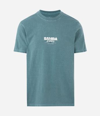 Camiseta Comfort em Algodão com Estampa Samba Vibes