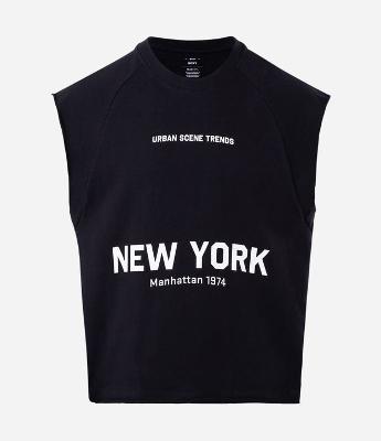 Regata Moletinho com Lettering New York