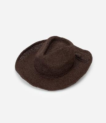 Chapéu Texturizado com Aba Larga