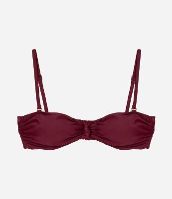 Biquini Top Bandeau com Alça Removível