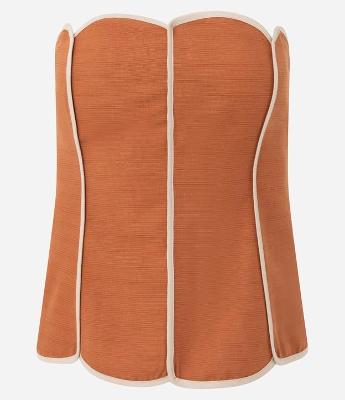 Blusa Tomara Que Caia com Viés Contrastantes