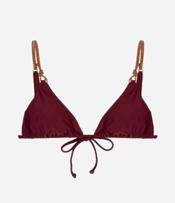 Biquini Top Cortininha com Alça Dupla em Corda