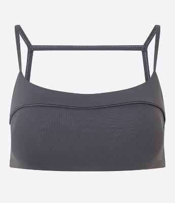 Top Esportivo com Bojo e Alças Transpassadas nas Costas