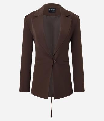 Blazer Alfaiatado com Amarração nas Costas