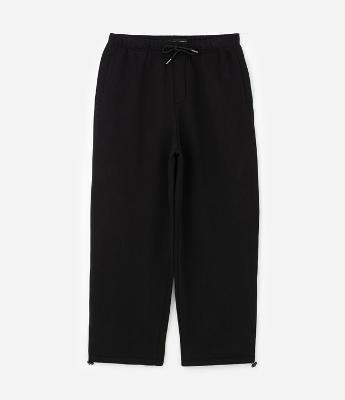 Calça Baggy em Moletom com Felpa com Barra Regulável