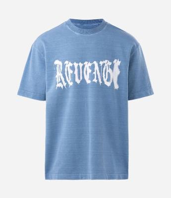 Camiseta Boxy em Moletinho sem Felpa com Estampa Revenge