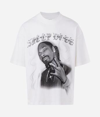 Camiseta Oversized em Algodão com Estampa Snoop Dogg