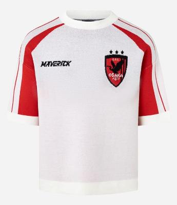 Camisa em Acrílico com Efeito Tricô com Estampa Lettering