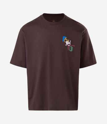 Camiseta Boxy com Manga Curta e Lettering Fervo Rio