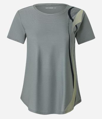 Camiseta Esportiva em Helanca com Estampa Lateral