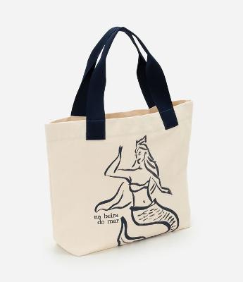 Bolsa Náutica com Estampa de Sereia