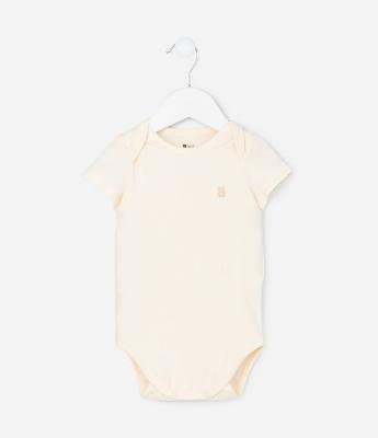 Body Infantil em Cotton com Gola Americana – Tam RN a 18 Meses