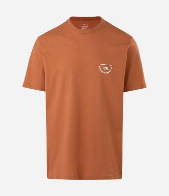 Camiseta Comfort em Algodão com Estampa de Letras Travelers