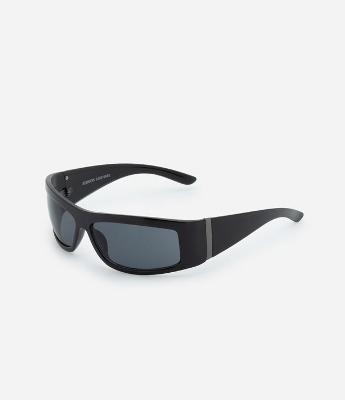 Óculos Quadrado com Hastes Grossas