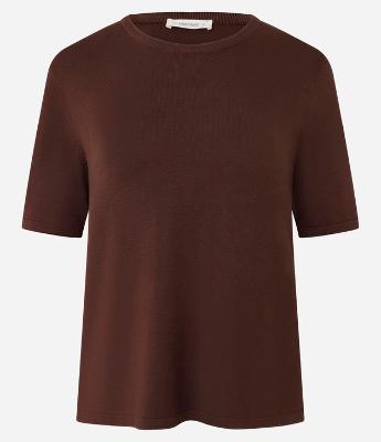 Blusa Manga Curta com Modelagem Regular