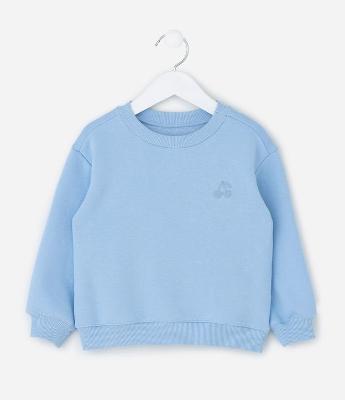 Casaco Infantil com Bordado de Cereja – Tam 1 a 5/6 Anos