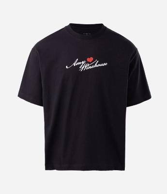 Camiseta Boxy com Estampa Amy Winehouse