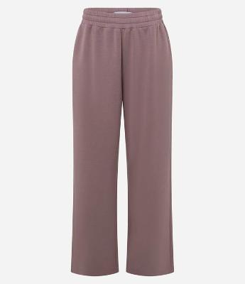 Calça Reta em Modal com Amarração