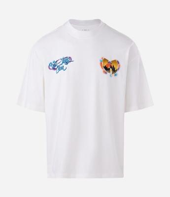 Camiseta Oversized em Algodão com Estampa Wu Tang Clan