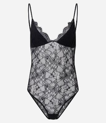 Body em Renda com Bojo e Decote V