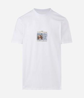 Camiseta Comfort em Algodão com Estampa Classic Captures Monalisa