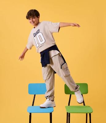 Calça Infantil Tática com Bolsos e Velcro – Tam 5 a 14 Anos