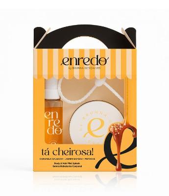 Kit Tá Cheirosa Body & Hair Mist Splash e Geleia Hidratante Corporal Enredo by Brunna Goncalves