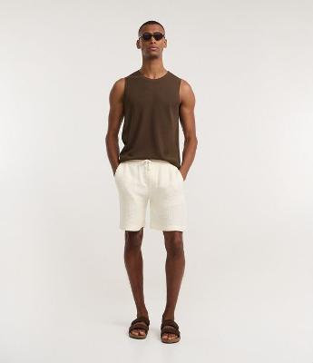 Bermuda Comfort Texturizada em Cotton