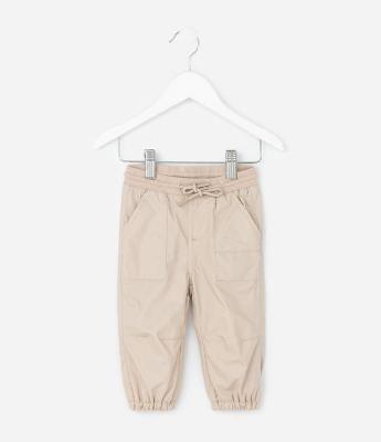 Calça Infantil Paper Touch com Bolsos – Tam RN a 18 Meses