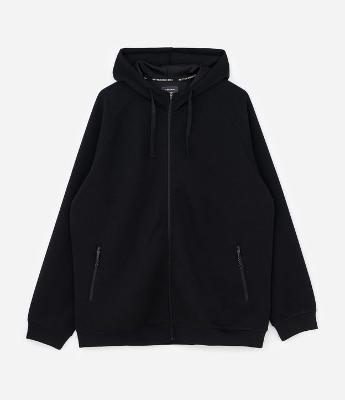 Casaco Tech Fleece Esportivo com Capuz e Zíper